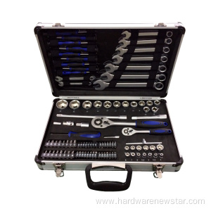 100pcs Hand Tool Set Aluminium Tool Box Kit